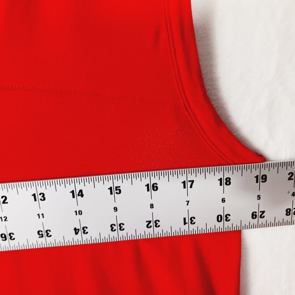 Athleta, Red dress, Size Medium, Sleeveless, V Neck, Soft, Athleisure, Sporty - Picture 10 of 14